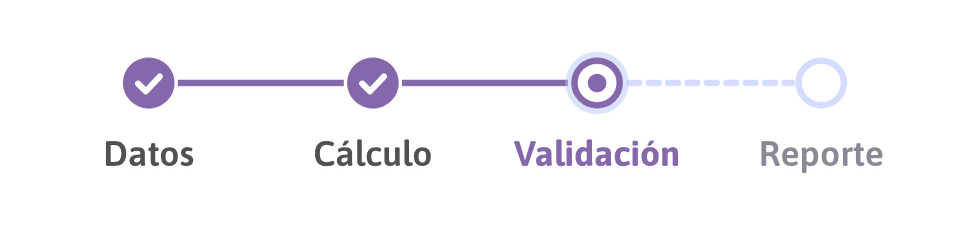 Avance del inventario de emisiones por etapas en HuellaSmart